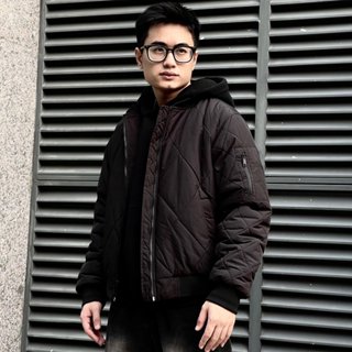 Áo Bomber basic trần bông quả trám - Imperfect