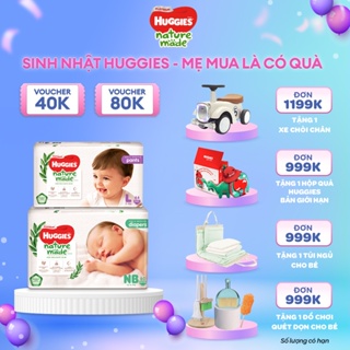 Quà tặng kèm cho bỉm HUGGIES NATURE MADE