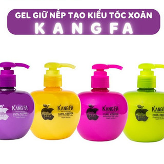 Gel táo kangfa tạo kiểu tóc xoăn, gel tạo kiểu giữ nếp tóc xoan kangfa 260ml siêu xịn