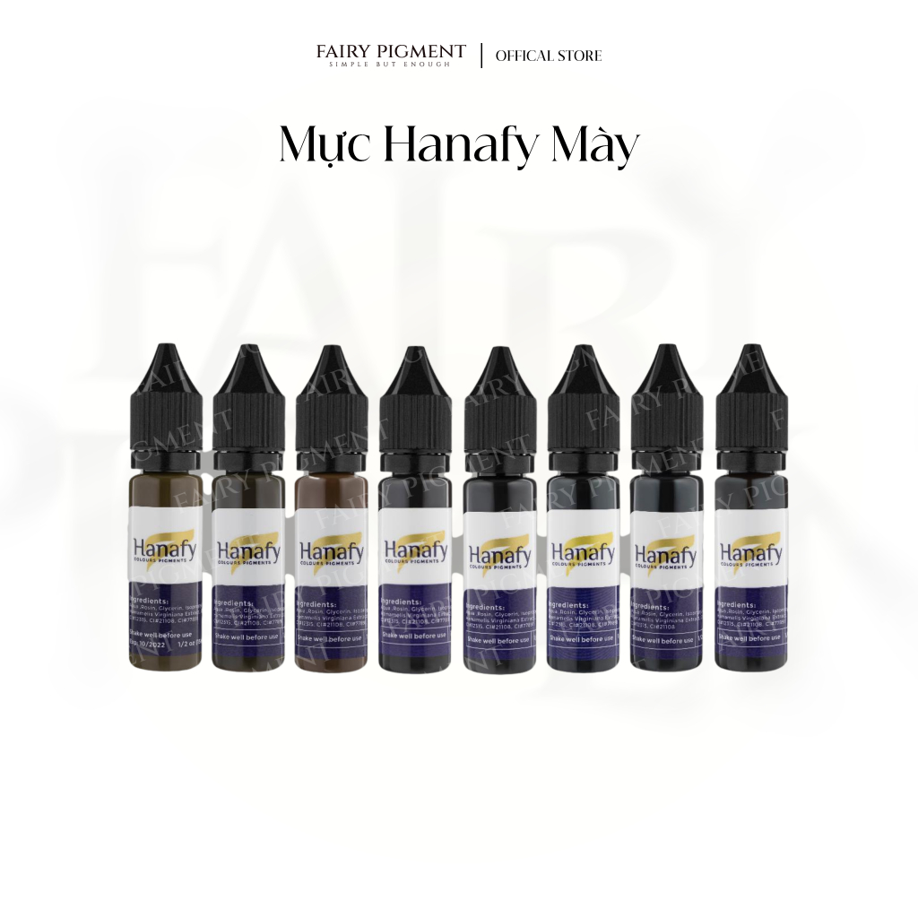 Mực Phun Xăm Mày Môi Hanafy