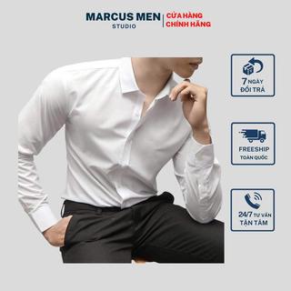 Áo sơ mi lụa hàn cao cấp Marcus Men