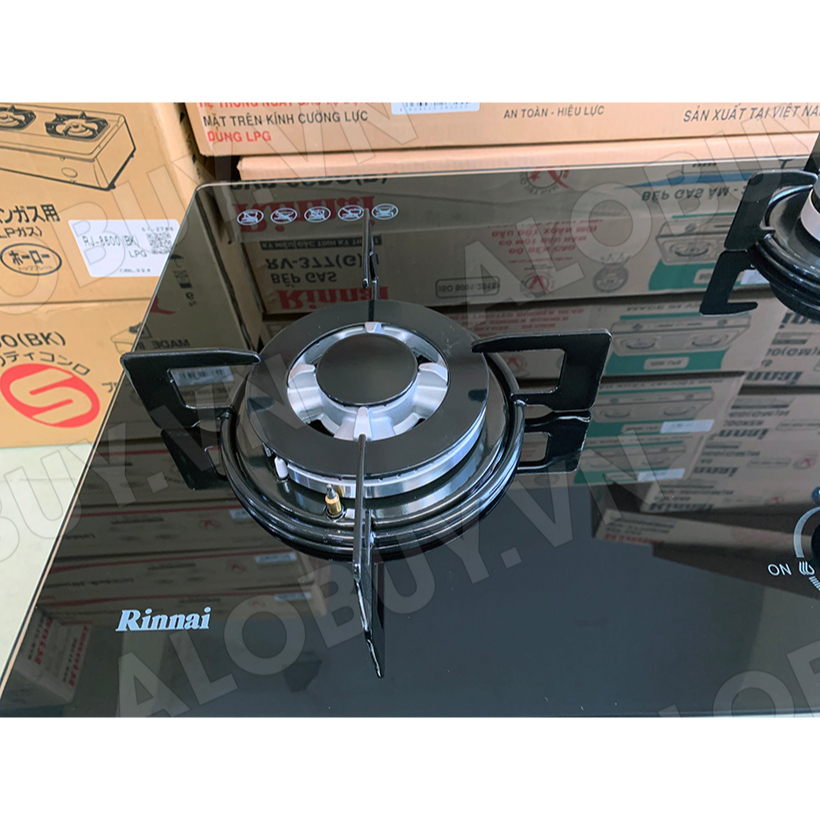 Bếp gas âm Rinnai RVB-6SDQ Đánh lửa IC  Cảm ứng ngắt gas tự động, Hàng chính hãng