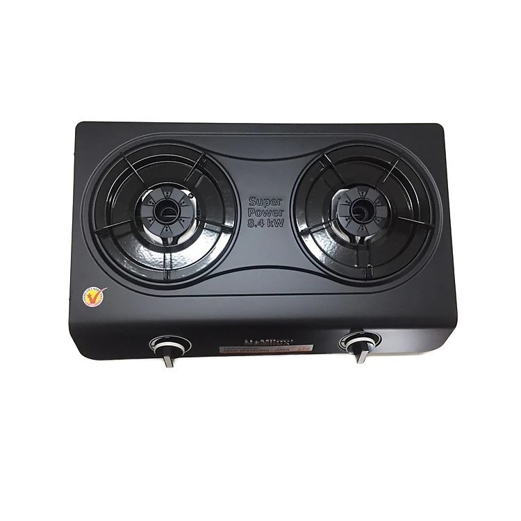 Bếp gas đôi Namilux DS2163APF Mặt men ✅ Lửa Xanh, Công Suất Mạnh, Hàng Chính Hãng