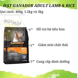 Thức ăn chó lớn vị thịt cừu-gạo ganador 1,5kg