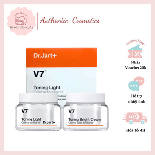 Kem v7 dưỡng trắng da toning light dr.jart+