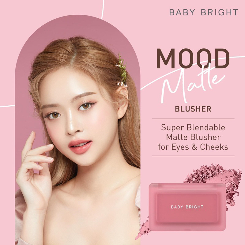 Phấn Má Hồng Baby Bright Mood Matte Blusher 4.5g Mịn Lì Tự Nhiên