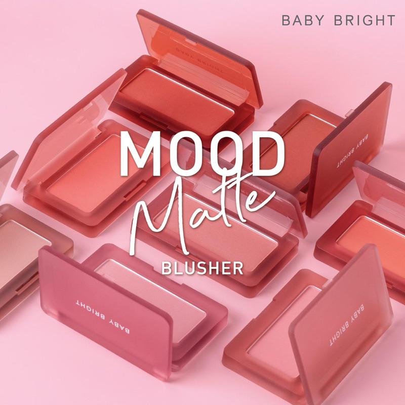 Phấn Má Hồng Baby Bright Mood Matte Blusher 4.5g Mịn Lì Tự Nhiên