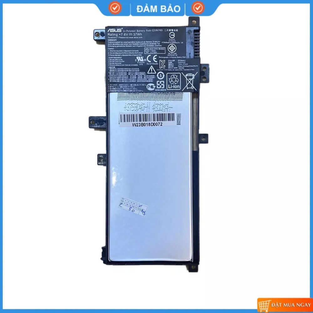 Pin Zin Laptop Asus X455LA X455LD X455LF X455LJ A556U F455L K455L C21N1401 Mới 100%