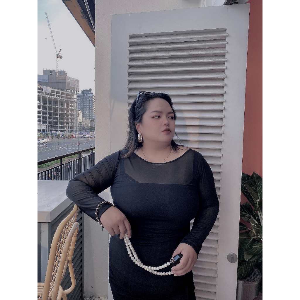 Đầm Tiệc Xẻ Dáng Dài Bigsize