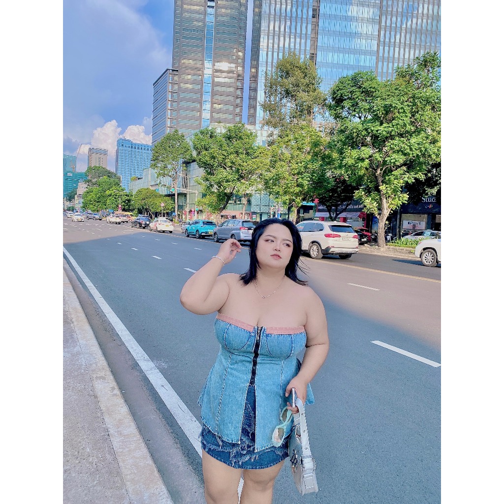 Áo Quây Jeans Bigsize