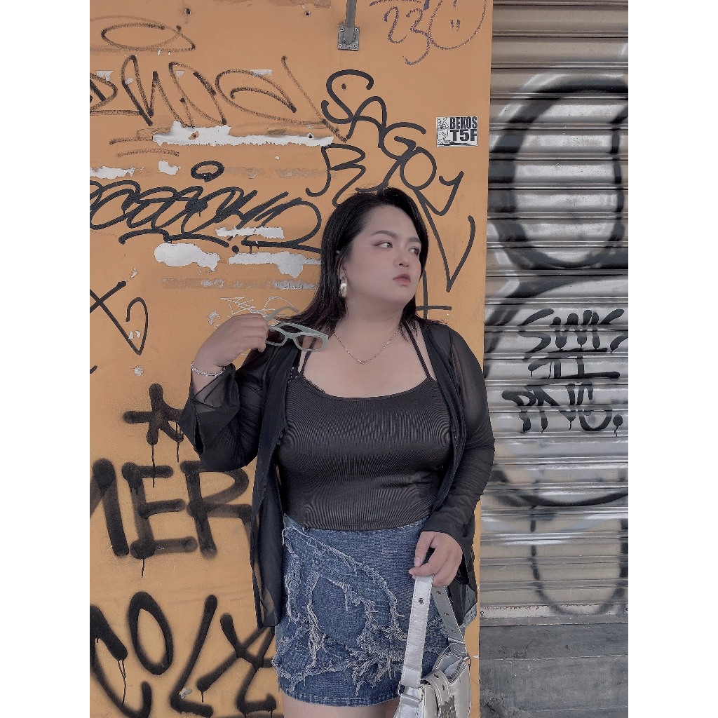 Áo Yếm Croptop Khoát Loe Bigsize