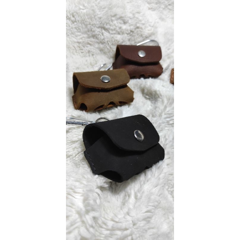 Bao da Airpods pro và pro 2 da bò sáp chất bụi siêu chất