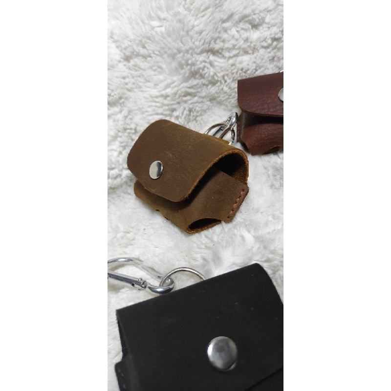 Bao da Airpods pro và pro 2 da bò sáp chất bụi siêu chất