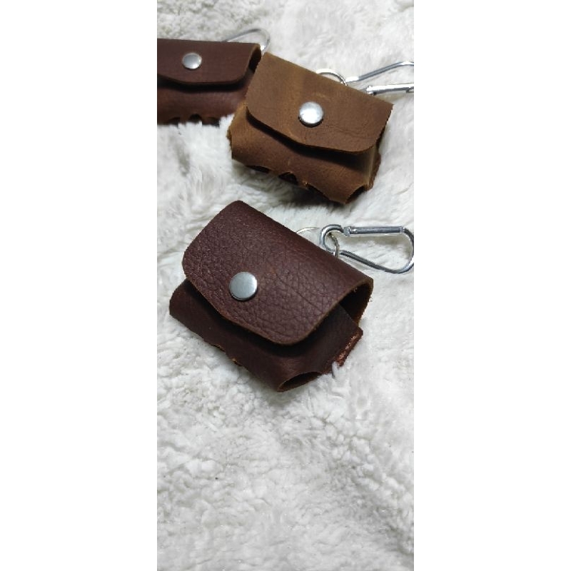 Bao da Airpods pro và pro 2 da bò sáp chất bụi siêu chất