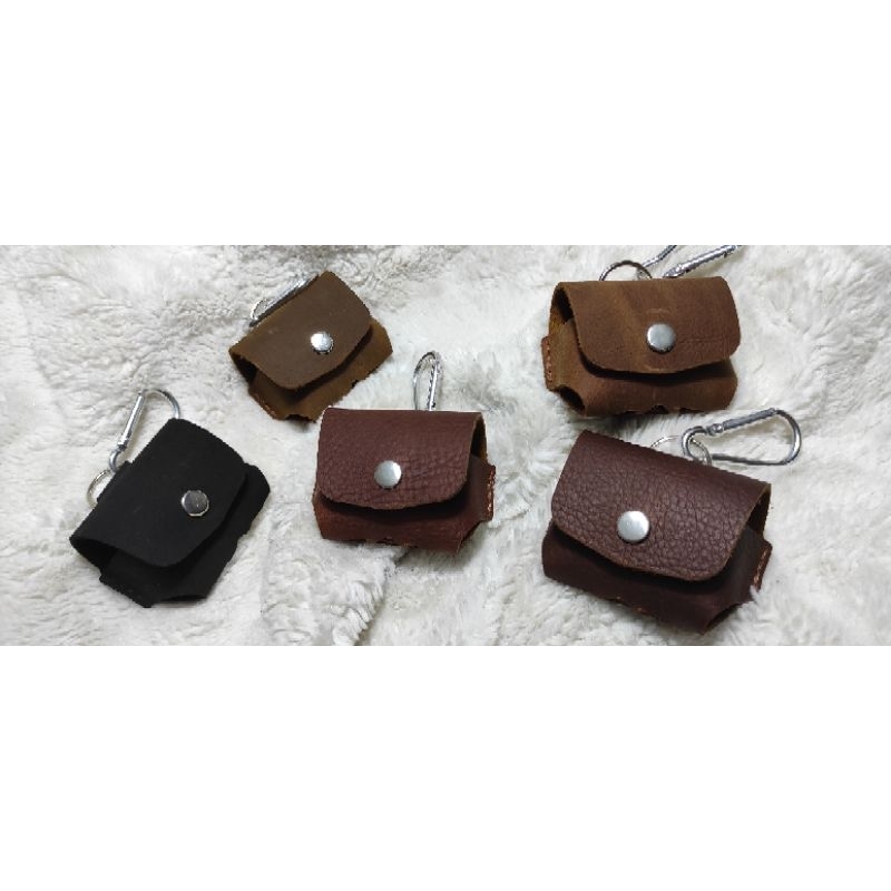 Bao da Airpods pro và pro 2 da bò sáp chất bụi siêu chất