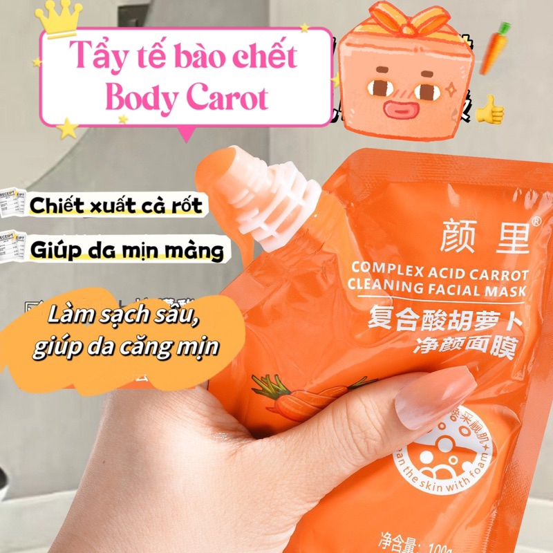 Tẩy Tế Bào Chết Body Scrub Carot
