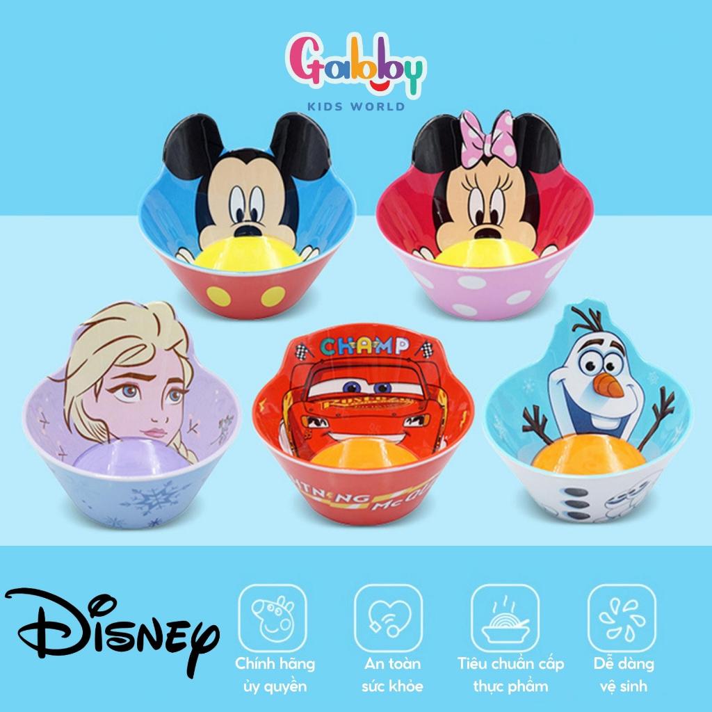 Bát Tô Ăn Cơm Nhựa Melamine 3D Hình Nhân vật Disney Cho Bé (Mickey/Minnie/Elsa/McQueen/Công Chúa Disney/Sulley/Mike)