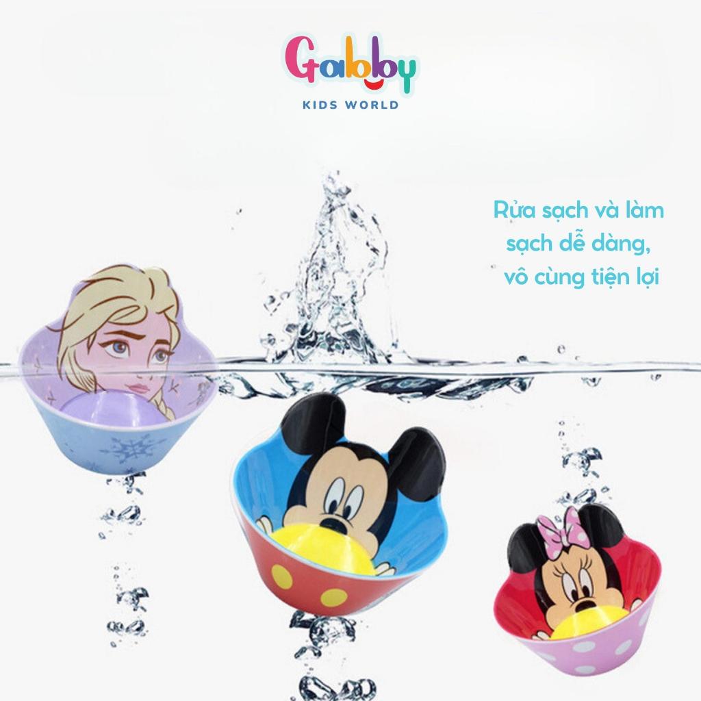 Bát Tô Ăn Cơm Nhựa Melamine 3D Hình Nhân vật Disney Cho Bé (Mickey/Minnie/Elsa/McQueen/Công Chúa Disney/Sulley/Mike)