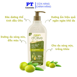 [Mẫu mới 2023] Kem dưỡng da toàn thân Dalan - Olive Oil 400ml