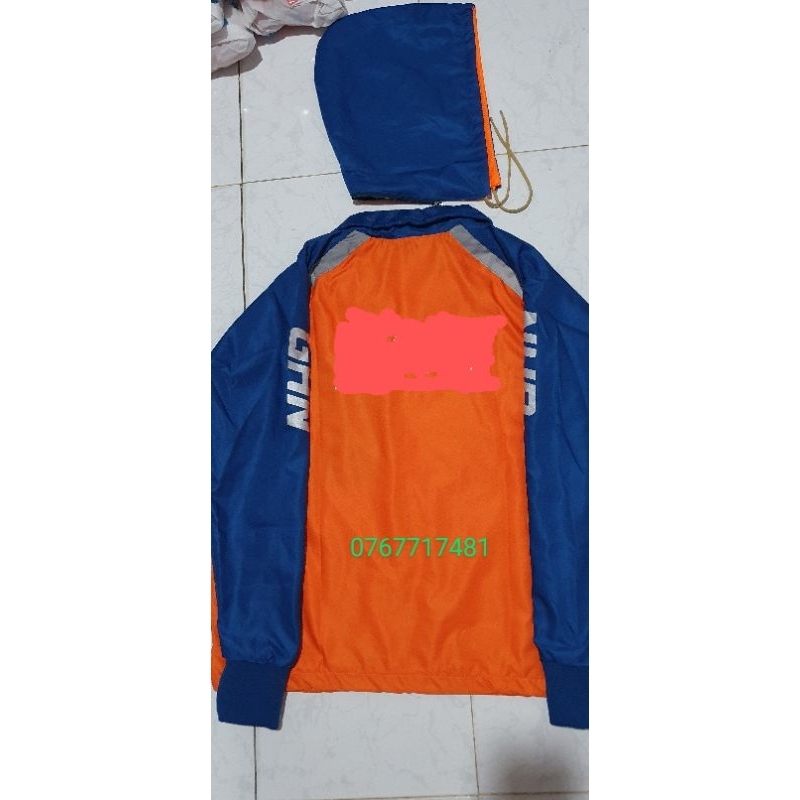 Áo khoác GHN nón tháo rời