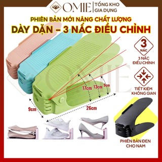 Đế đựng giày dép 3 nấc điều chỉnh OMIE kẹp vịt, giá để giày đa năng