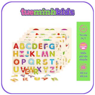 Ghép Gỗ Núm♥FREESHIP♥Bảng Lắp Ghép Bằng Gỗ Núm Nhỏ Cho Bé Học Tập Phát Triển Trí Tuệ