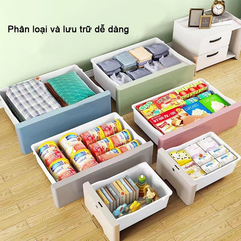 Tủ đựng đồ bằng nhựa hoạt hình, được làm từ chất liệu pp cao cấp, có thể đáp ứng nhu cầu đựng đồ hàng ngày tại nhà