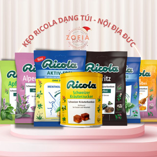 Kẹo ngậm RICOLA ĐỨC gói 75g (24 viên có gói giấy riêng)