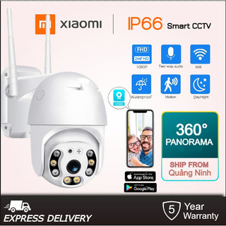 Mi Camera An Ninh CCTV V380 Pro 360 Độ 1080P FHD WiFi IP-IP66 Vis IR Chống Nước