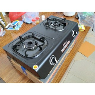 Bếp gas đôi Namilux DS2163APF Mặt men ✅ Lửa Xanh, Công Suất Mạnh, Hàng Chính Hãng