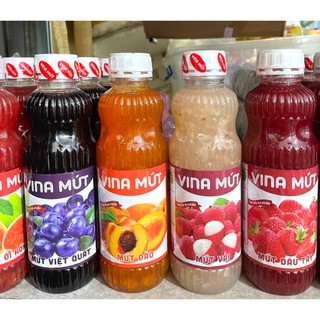 Sinh tố vina mứt - chai 1 lít