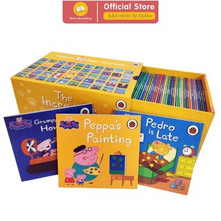 Sách - The incredible Peppa Pig Collection 50 Books Set - Hộp vàng