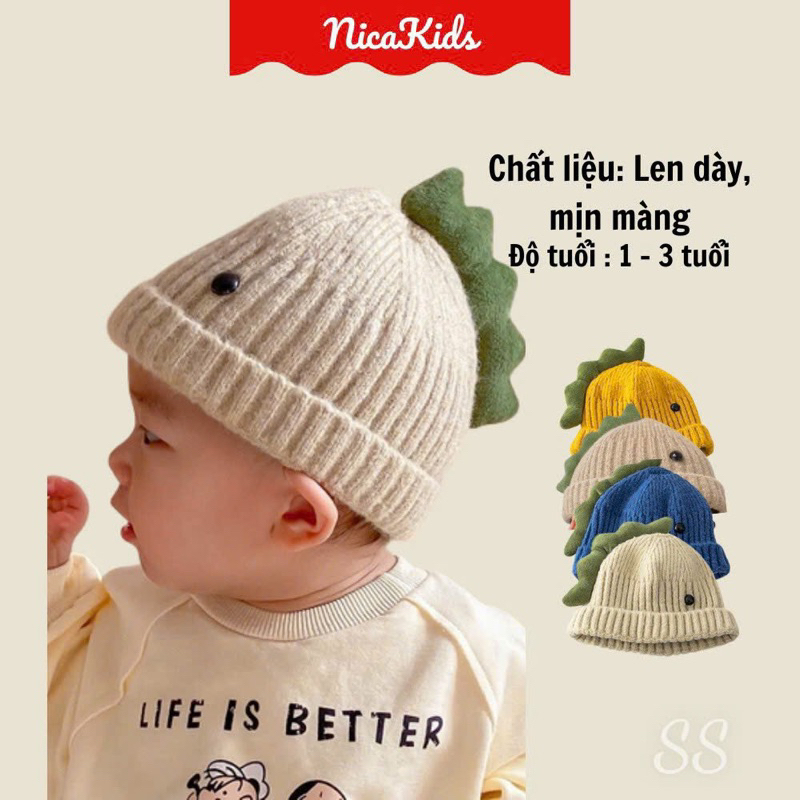 Mũ LEN KL cho bé dưới 2t mã 2634