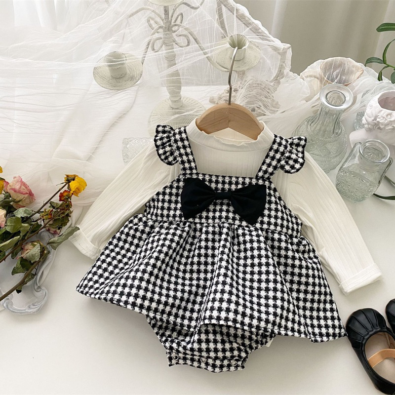 Dạ Chéo Nơ cho bé mã 6479