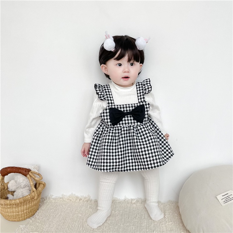 Dạ Chéo Nơ cho bé mã 6479