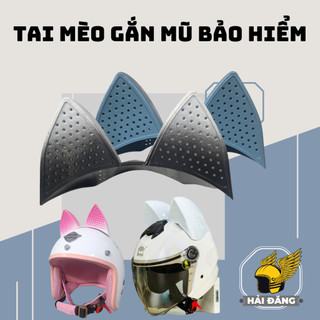 Phụ kiện Tai mèo LỚN Napoli gắn nón bảo hiểm siêu ngầu, siêu cute