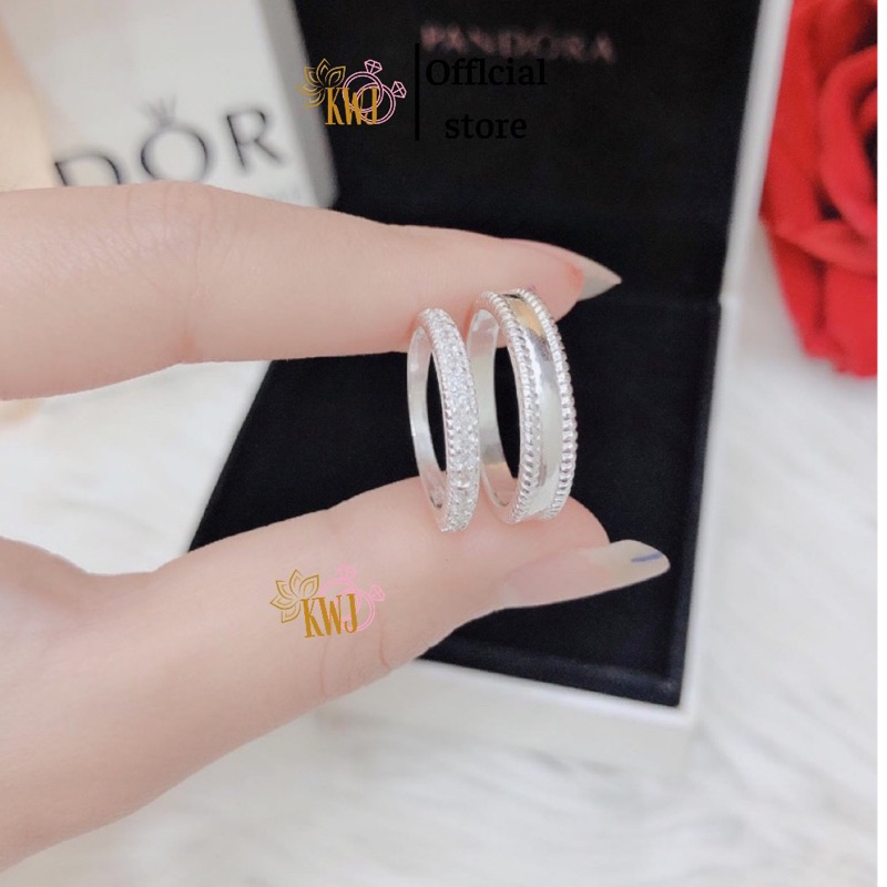 Nhẫn đôi nam nữ bạc ta mẫu mới
