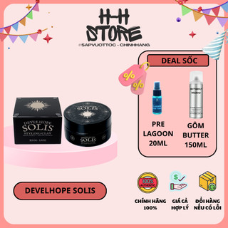 [ CHÍNH HÃNG ] Sáp vuốt tóc Develhope Solis cho tóc mỏng thưa dầu