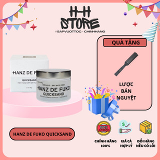    NHẬP KHẨU CHÍNH HÃNG   - Sáp vuốt tóc Hanz De Fuko Quicksand cho tóc mỏng thưa dầu 