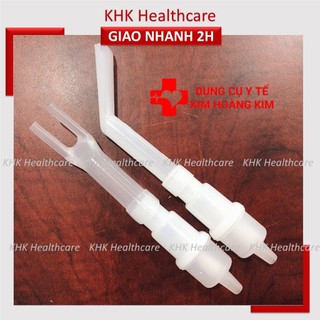 Bộ ống xông khí dung mũi, họng bằng nhựa sử dụng 1 lần