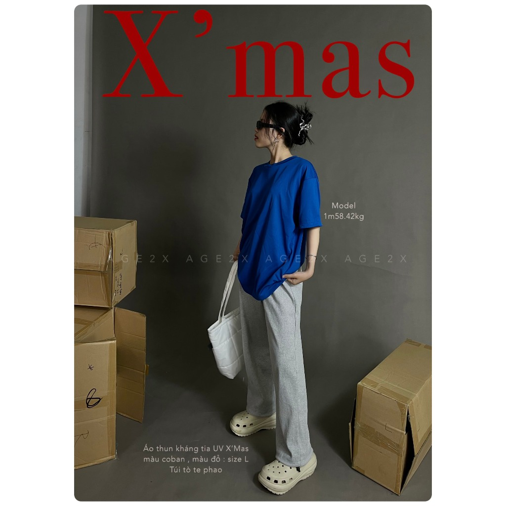 13. TONE Màu Áo Thun Noel Đón Giáng Sinh 2023 - Áo Thun  Kháng Khuẩn Chống  Tia UV , 100% polyester Thấm Hút Nhanh