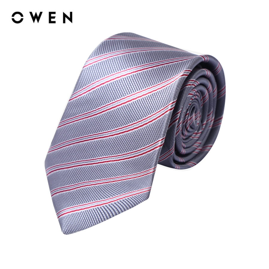 OWEN - Cà vạt màu Ghi chất liệu Polyester - CV232641