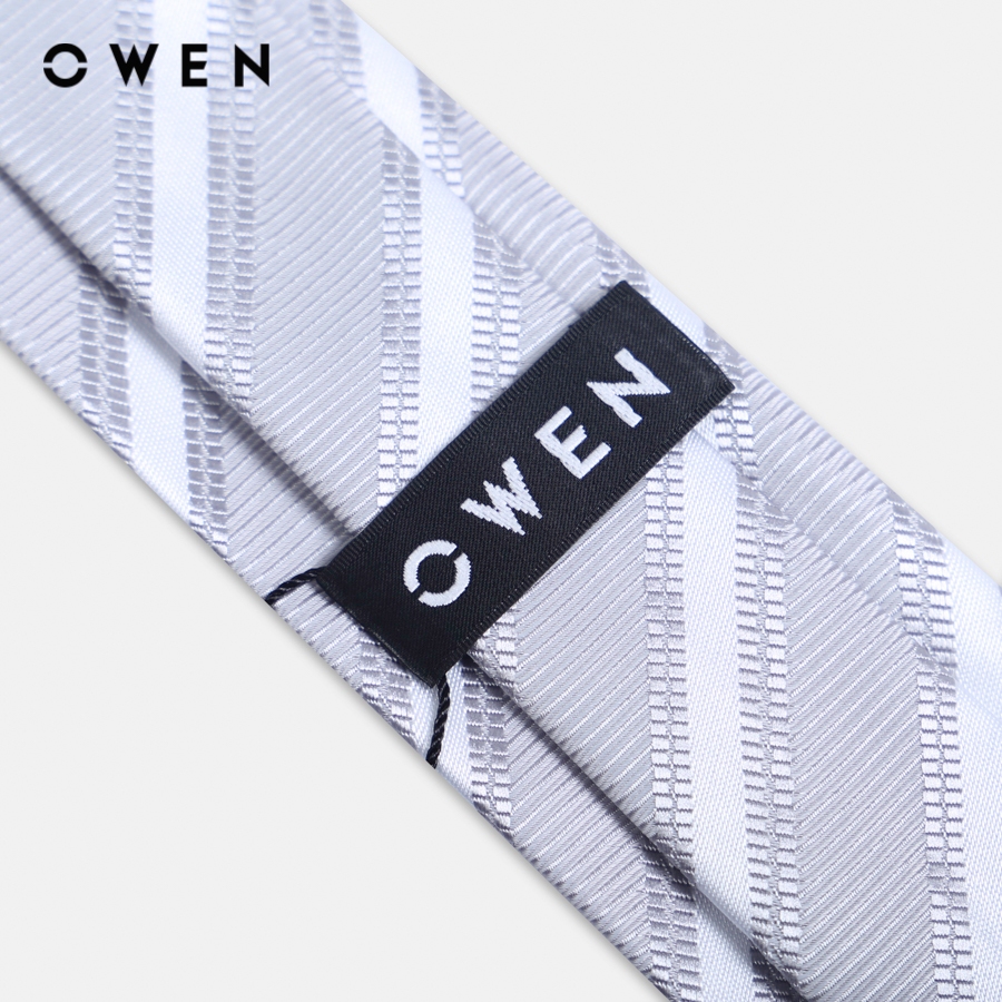 OWEN - Cà vạt màu Ghi chất liệu Polyester - CV232642