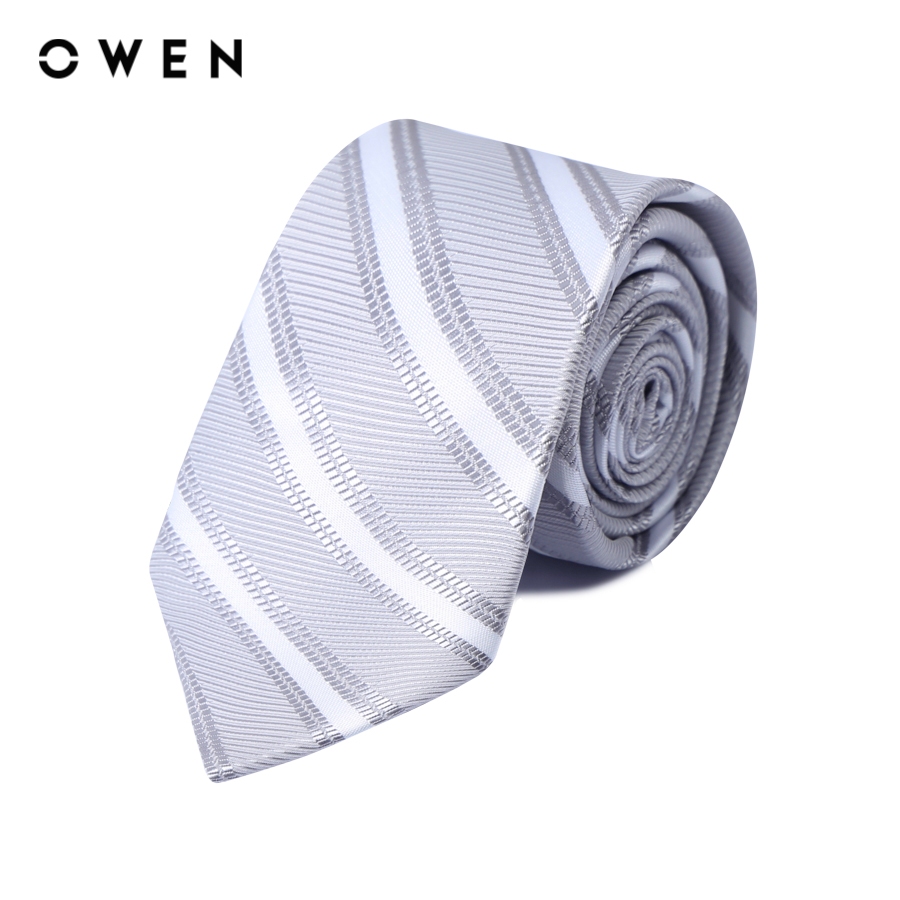 OWEN - Cà vạt màu Ghi chất liệu Polyester - CV232642