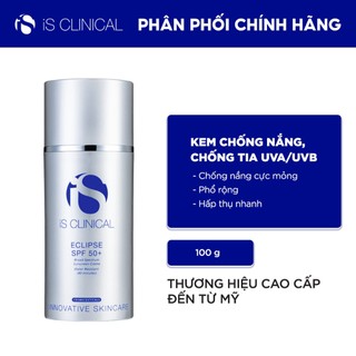 Kem chống nắng, chống tia uva/uvb is clinical eclipse spf 50 + 100g