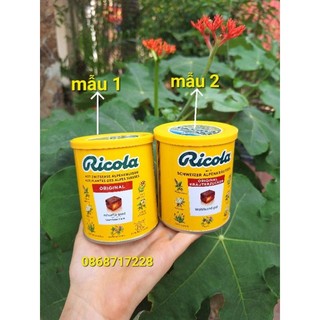Combo kẹo ngậm ho ricola đức hộp 250g mẫu mới