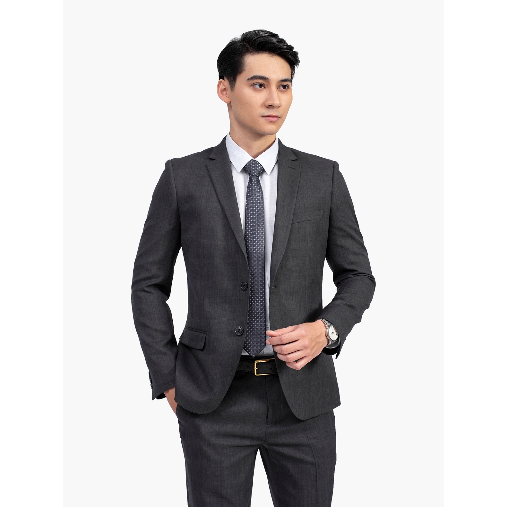 Bộ Suit ARISTINO cao cấp, form dáng Regular Fit suông vừa, thiết kế sang trọng, lịch lãm - ASU00401