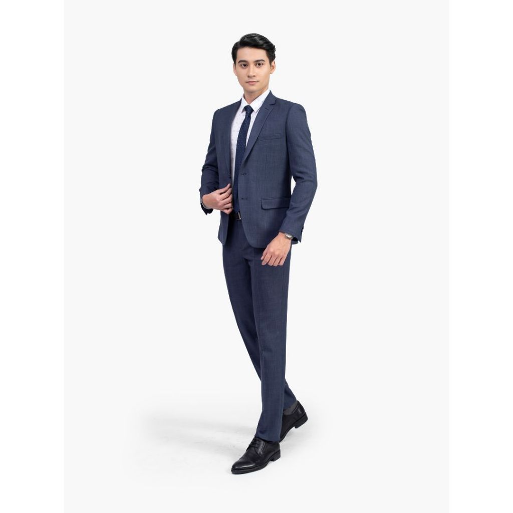 Bộ Suit ARISTINO cao cấp, form dáng Regular Fit suông vừa, thiết kế sang trọng, lịch lãm - ASU00401