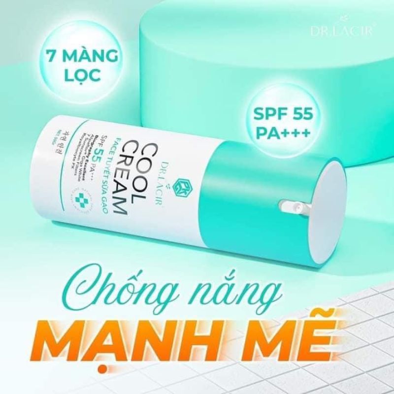 Kem dưỡng trắng da Dr Lacir,bộ kem dưỡng da ban ngày Cool Cream kem dưỡng ban đêm Lacir Hàng chính hãng