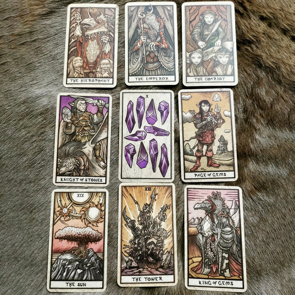 Bộ Bài Dark Crystal Tarot  - Bài Gốc Authentic Chính Hãng 100%